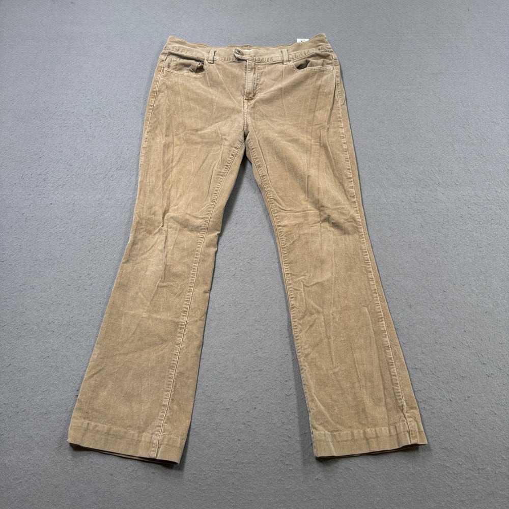 Y2K Levi's 515 Corduroy‎ Pants Women's 14M Brown Bootcut Mid Rise Classic Fit